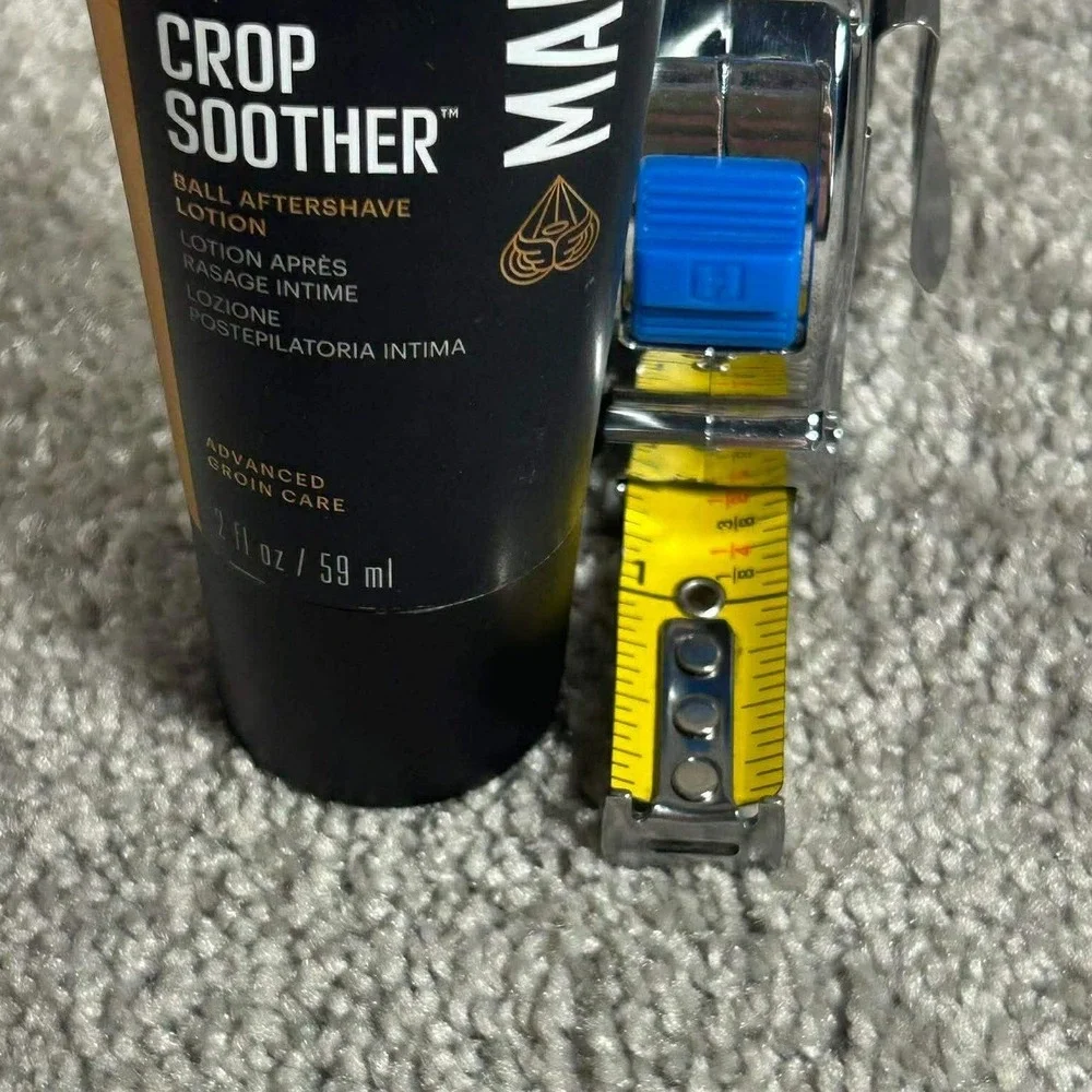 MANSCAPED Crop Soother Aftershave Lotion Mens 2oz Black Gold‎ Groin Care